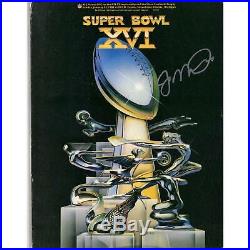 Joe Montana San Francisco 49ers Autographed Super Bowl XVI Program JSA