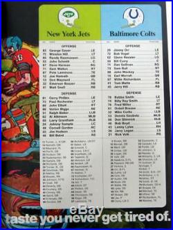 Joe Namath MVP New York Jets Super Bowl III 1969 Auto/Signed Program JSA 135561