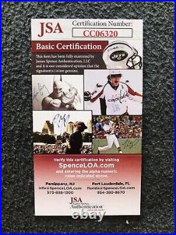 John Elway Signed Super Bowl XXXII Program Authenticated By JSA