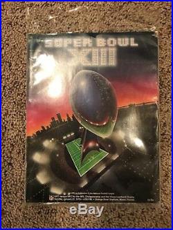Lof of Vintage Super Bowl Programs 13-20