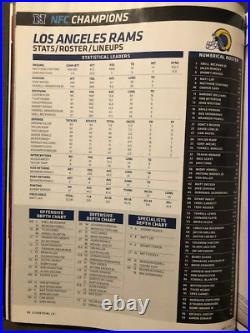 Lot Of 20 Super Bowl LVI 56 Official National Program LA Rams Terrell Burgess