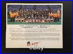 Lot of Cincinnati Bengals Items-1982 Super Bowl program, 1974 & 1982 team picture