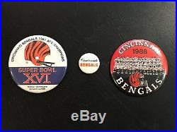Lot of Cincinnati Bengals Items-1982 Super Bowl program, 1974 & 1982 team picture