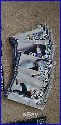 Lot of Seattle Seahawks Gameday Programs 2012-2019 Super Bowl Years