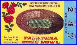 Minnestoa vs. UCLA Vintage NCAA College Rose Bowl Football Game Program & Ticket