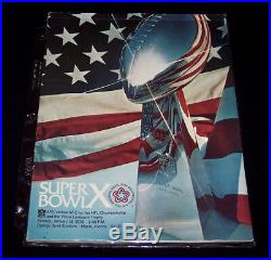 Mint! Vintage NFL Super Bowl Programs X / XI / XII / XIV / XV