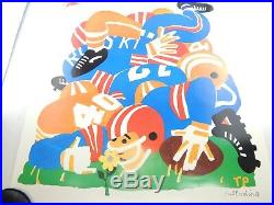 Mobil Cotton Bowl 58th Football 1994 Poster Notre Dame vs. Texas A&M Palladino
