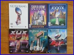 NEW ENGLAND PATRIOTS Super Bowl XXXVI XXXVIII XXXIX XLIX XLI LIII Programs BRADY