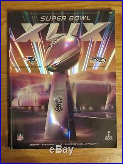 NEW ENGLAND PATRIOTS Super Bowl XXXVI XXXVIII XXXIX XLIX XLI Programs TOM BRADY
