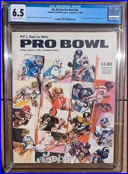 NFL 1968 Pro Bowl game, CGC 6.5 January 21, 1968