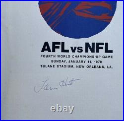 NFL Super Bowl IV Program 1970 Chiefs vs Vikings