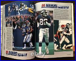 NY Football Giants'86 Yearbook RARE AUTOGRAPHED By 28 Super Bowl XXI Champions