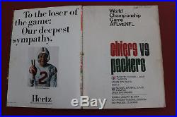 ORIGINAL 1967 SUPER BOWL I (1) football program Chiefs vs. GREEN BAY PACKERS