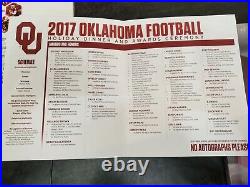 Oklahoma Sooners 2018 Rose Bowl Ticket Stub Program Poker Chip OU Emmanuel Beal