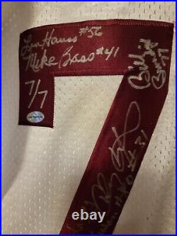 Only 7 Ever Made 1972 Nfc Champions Signed Jersey Redskins Super Bowl VII Hofers