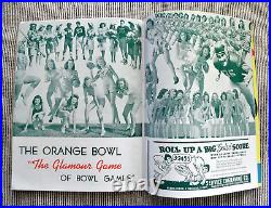 Orig. 1942 ORANGE BOWL Football Program GEORGIA BULLDOGS vs TCU HORNED FROGS