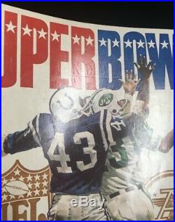 Original Super Bowl 3 Game Program 1969 AFL NFL Championship III Jets Colts NICE