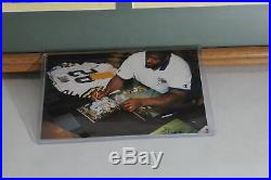 Pair Autographed Super Bowl XXXI Programs Brett Favre Reggie White 23x17 Framed