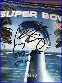 Peyton Manning Signed Super Bowl XLI Program With SB XLI MVP Inscription Beckett