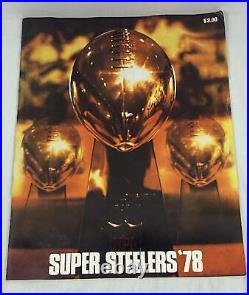 Pittsburgh Steelers Super Bowl Program 1978, Vintage