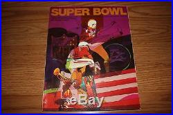 RARE 1970 Super Bowl IV Program Vikings v Chiefs NEAR MINT Investment quality