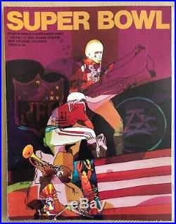 Rare 1970 Super Bowl IV 4 Official Game Program, Vikings-chiefs