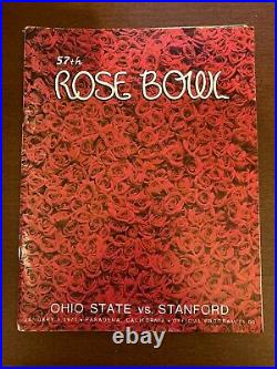 Rose Bowl 1971 Ohio State Stanford Program Tickets x 2 News Clippings