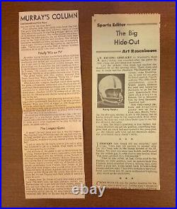 Rose Bowl 1971 Ohio State Stanford Program Tickets x 2 News Clippings