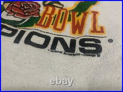 Rose Bowl Michigan State Sweatshirt Vintage 1987 Rare MSU Football Sz M