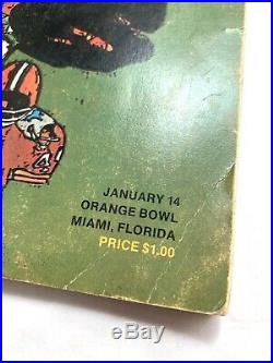 SUPER BOWL II 2 PROGRAM Vintage Original 1968 Raiders Packers AFL NFL