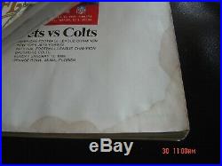 SUPER BOWL III 1969 OFFICIAL GAME PROGRAM Jets vs Colts, Joe Namath, Upset