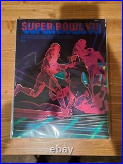 SUPER BOWL VII PROGRAM 1973 Miami vs Washington for the NFL Championship