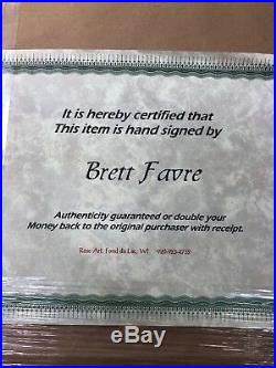 Signed Brett Farve Super Bowl 31 Picture 100% AUTHENTIC