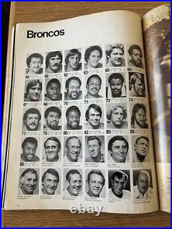 Signed Super Bowl XII 12 Program Broncos v Cowboys NFL 1978