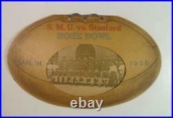 Smu Stanford Rose Bowl College Football Souvenir Jan 1 1936 1935 National Champs