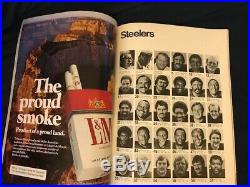 Super Bowl 10 Sb X Program NFL Pittsburgh Steelers Vs Dallas Cowboys 1976
