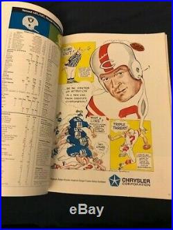Super Bowl 3 Sb III Program Afl NFL Baltimore Colts Ny Jets Original 1969