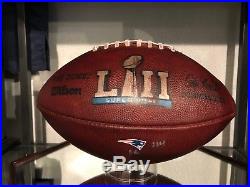 Super Bowl 52 Eagles vs. Patriots Game Used Football PSA/DNA Authenticated RARE