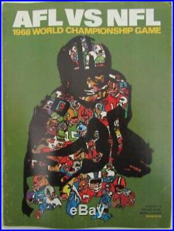 Super Bowl II 1968 Vintage Program Packers v Raiders Bart starr MVP 143797