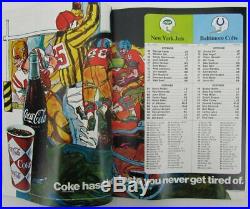 Super Bowl III 1969 Vintage Program Colts v Jets Joe Namath MVP 143798