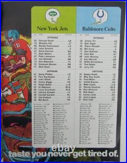 Super Bowl III 1969 Vintage Rare Program Colts vs Jets Joe Namath MVP 141532