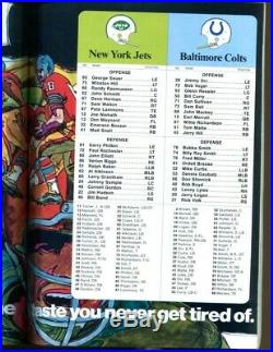 Super Bowl III 3 Program Jets v Colts 1/12/69 Joe Namath MVP Ex/MT Nice 56170