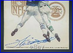 Super Bowl III 3 Program Jets v Colts 1/12/69 Signed by Winston Hill