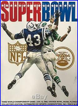 Super Bowl III Unsigned Program