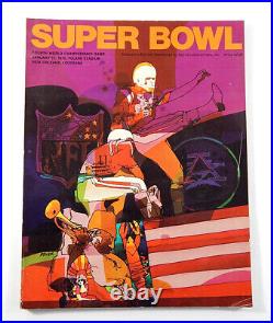 Super Bowl IV Minnesota Vikings VS Kansas City Chiefs NFL Football Program