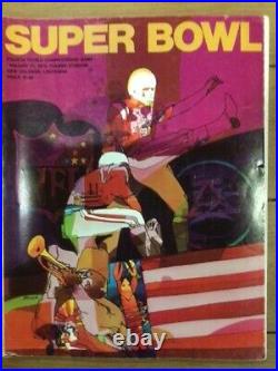 Super Bowl IV Official Program 1970 Minnesota Vikings vs Kansas City Chiefs