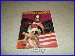 Super Bowl IV Program Minnesota Vikings/kansas City Chiefs 1/11/1970 Tulane Ex+