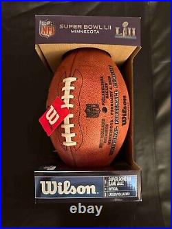 Super Bowl LII (52) Souvenir Footballs and Game Program