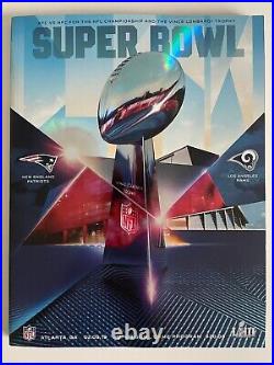 Super Bowl LIII Patriots vs Rams Original Ticket & Program (Near Mint Condition)
