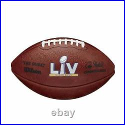 Super Bowl LV Wilson Leather Game Football And Stadium Game Program